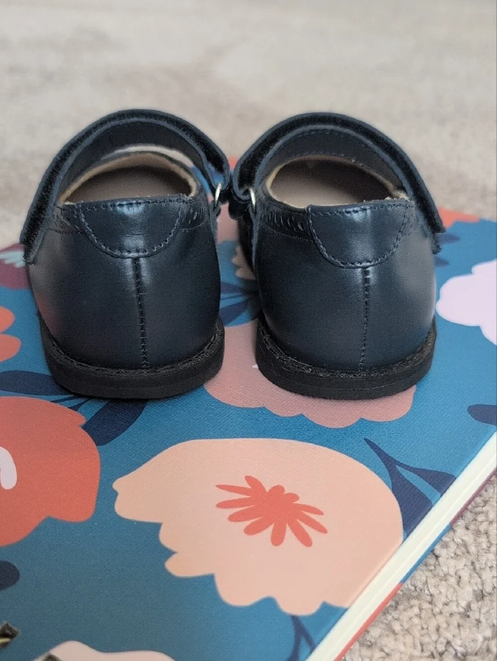 NEW** Elephantito Navy Mary Jane Dress Shoes (Size 6.5)